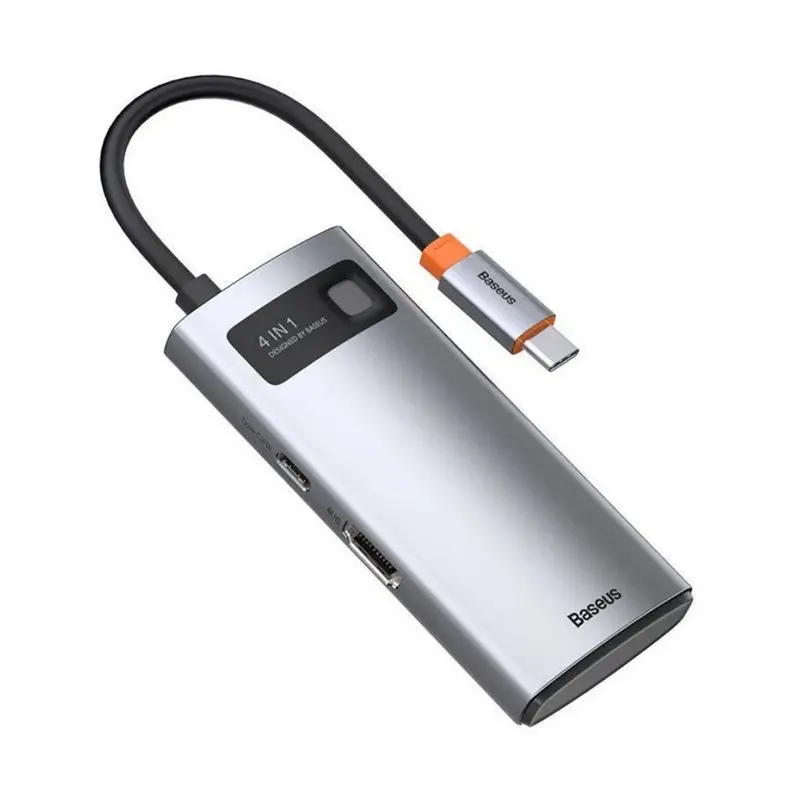 هاب 4 پورت باسئوس Metal Gleam Series Type-C - 3